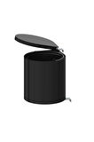S-2253-B Siyah Çöp Kovası Otomatik Kapak 10 Litre