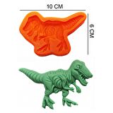 Dinozor Silikon Şeker Hamuru, Sabun, Mum Kalıp