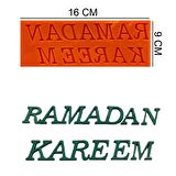 Ramadan Kareem Silikon Şeker Hamuru, Sabun, Mum Kalıp