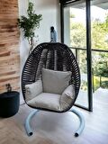  TEK KİŞİLİK BAHÇE & BALKON SALINCAĞI GRİ 