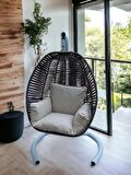  TEK KİŞİLİK BAHÇE & BALKON SALINCAĞI GRİ 