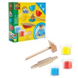 Miniklabtoys Aletli Oyun Hamur Seti 3X90 Gr