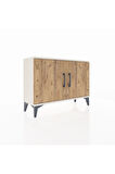 Arges Şifonyer Tek Raflı 2 Kapaklı 88x30x64 Aytaşı-Çam
