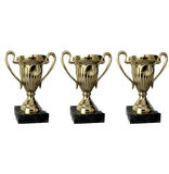 AYYILDIZ BAYRAKÇILIK Ödül Kupası Set033T 18 Cm. Sarı 3 Adet Takım