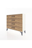 Arges Şifonyer 4 Çekmeceli 88x30x80 Aytaşı-Çam