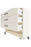 Arges Şifonyer 3 Çekmeceli 88x30x80 Aytaşı-Aytaşı