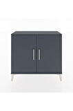 Arges Şifonyer Tek Raflı 2 Kapaklı 88x30x80 Antrasit-Antrasit