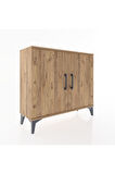 Arges Şifonyer Tek Raflı 2 Kapaklı 88x30x80 Çam-Çam