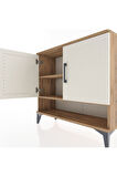 Arges Şifonyer 2 Raflı 2 Kapaklı 88x30x80 Çam-Aytaşı