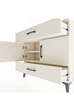 Arges Şifonyer 2 Raflı 2 Çekmeceli 2 Kapaklı 88x30x80 Aytaşı-Aytaşı