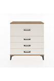 Arges Şifonyer 4 Çekmeceli 88x30x96 Çam-Aytaşı