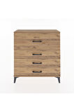 Arges Şifonyer 4 Çekmeceli 88x30x96 Çam-Çam