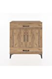 Arges Şifonyer 2 Raflı 2 Çekmeceli 2 Kapaklı 88x30x96 Çam-Çam