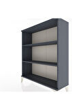 Arges Şifonyer 2 Raflı 88x30x106 Antrasit-Antrasit