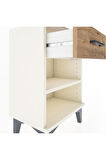 Arges Komodin Tek Raflı Tek Çekmeceli 44x30x64 Aytaşı-Çam
