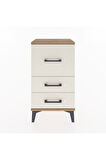 Arges Komodin 3 Çekmeceli 44x30x80 Çam-Aytaşı
