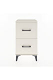 Arges Komodin Tek Raflı 2 Çekmeceli 44x30x80 Aytaşı-Aytaşı