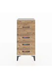 Arges Komodin 4 Çekmeceli 44x30x96 Aytaşı-Çam