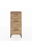 Arges Komodin 3 Çekmeceli 44x30x96 Çam-Çam