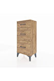 Arges Komodin 3 Çekmeceli 44x30x96 Çam-Çam