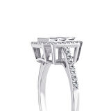 0.40 Karat Baget Pırlanta Yüzük