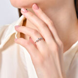 0.17 Karat Baget Taşlı Pırlanta Yüzük