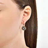 0.14 Karat Gül Elmas Küpe