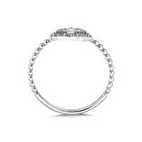 0.17 Karat Baget Taşlı Pırlanta Fantezi Yüzük