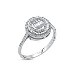 0.25 Karat Baget Pırlanta Yüzük