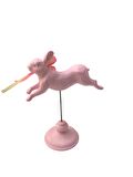Kaideli Tavşan, Mackenzie, Dekoratif Obje Pembe