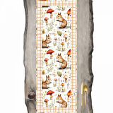 Sincap Ve sonbahar Mantar Desen Ranır - Runner