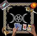 Sunak Bezi, Wiccan Malzemeleri, Spiritüel Tarot Bezi Astroloji Tarot Duvar Dekoru, Kutsal Bez