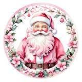 Yılbaşı Çam Ağacı Örtüsü Noel Baba Santa Claus Büyük Boy