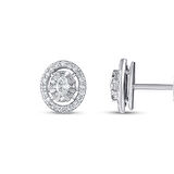 0.38 Karat Pırlanta Fantezi Küpe