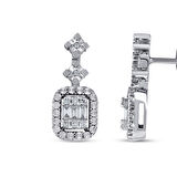 Venüs Baget Pırlanta Küpe