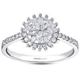 0.45 Karat Markiz Kesim Pırlanta Fantezi Yüzük