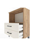 Arges Komodin 2 Çekmeceli 60x30x80 Çam-Aytaşı