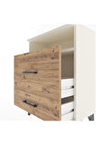 Arges Komodin Tek Raflı 2 Çekmeceli 60x30x80 Aytaşı-Çam