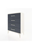 Arges Komodin 2 Raflı 60x30x80 Aytaşı-Antrasit
