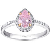 Pırlanta Violet Taşlı Yüzük