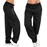 Barbora Günlük Rahat Kesim Esofman Kadın Pantolon bt141siyah2