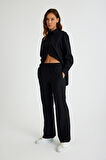 Barbora Keten Günlük İkili Takım Alt Üst LN17siyah5