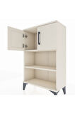 Arges Komodin 2 Raflı 2 Kapaklı 60x30x96 Aytaşı-Aytaşı