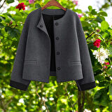 Mevsimlik Düğmeli Ceket