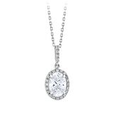 Topaz Taşlı Pırlanta Kolye