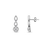 0.42 Karat Pırlanta Fantezi Küpe