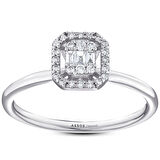 0.20 Karat Baget Pırlanta Yüzük