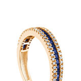 0.21 Karat Safir Taşlı Pırlanta Yüzük