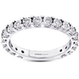 0.25 Karat Pırlanta Yarım Tur Yüzük