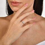 0.24 Karat Baget Taşlı Pırlanta Yüzük